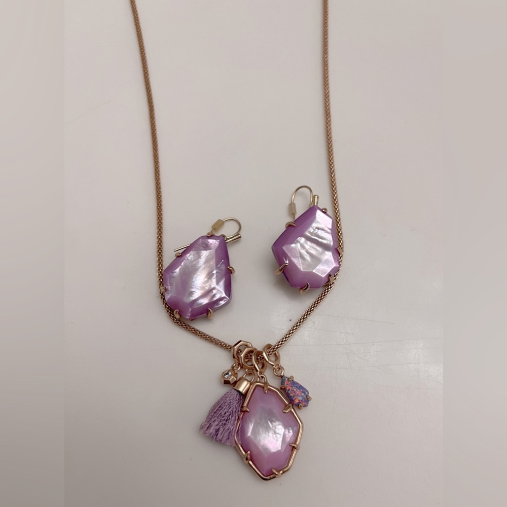 Kendra scott lilac set